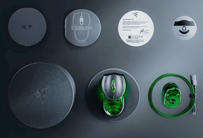 Razer переиздала культовую мышь Boomslang — теперь с кожаными кнопками и тиражом 1337 штук