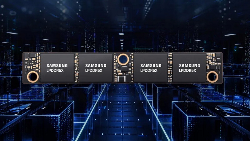 Samsung представила SOCAMM2 LPDDR5X для ИИ-дата-центров &mdash; быстрее и энергоэффективнее DDR5 RDIMM