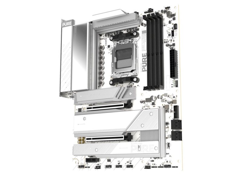 Sapphire выпустила белоснежную Pure X870A WIFI 7 &mdash; свою первую плату на чипсете AMD X870 для Ryzen 9000