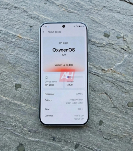 Смартфон OnePlus Turbo с батареей на 9000 мА&middot;ч показался на реальных фото