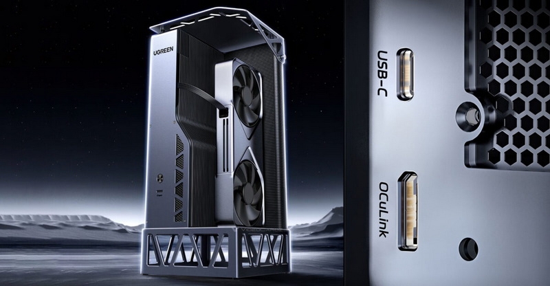 Ugreen представила внешний корпус для видеокарт LinkStation — OCuLink, USB4 и встроенный БП на 850 Вт