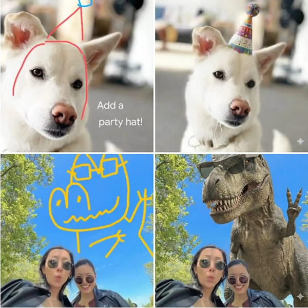 В Gemini теперь можно давать подсказки Nano Banana, рисуя прямо на изображениях