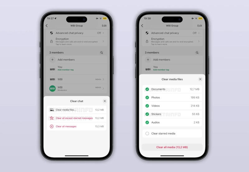В WhatsApp появится управление подключёнными устройствами и файлами в чатах