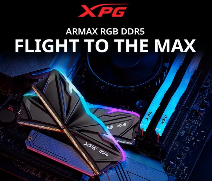 XPG выпустила модули памяти Armax DDR5 со скоростью до 6400 МТ/с и ёмкостью до 32 Гбайт