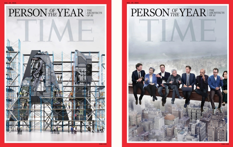 Журнал Time назвал «Человеком года» Хуанга, Альтмана, Маска и других архитекторов ИИ