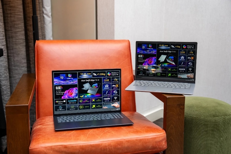 Acer представила ноутбук Swift 16 AI с огромным тактильным трекпадом с поддержкой стилуса