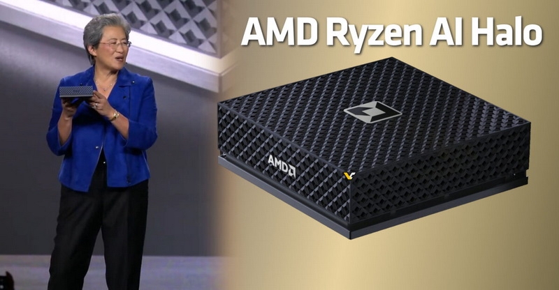 AMD представила настольный суперкомпьютер AI Halo &mdash; конкурент Nvidia DGX Spark, но с поддержкой Windows и игр