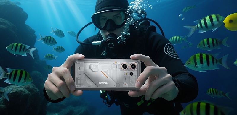 Анонсирован защищённый смартфон Oscal Marine 3 с поддержкой съёмки под водой и камерой ночного видения