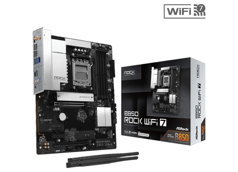 ASRock представила серию материнских плат Rock на чипсетах AMD B850 и Intel B860