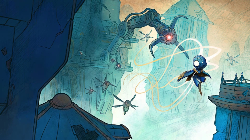 Атмосферная метроидвания MIO: Memories in Orbit с акварельными фонами и полным переводом на русский стартовала в Steam с рейтингом 83 %