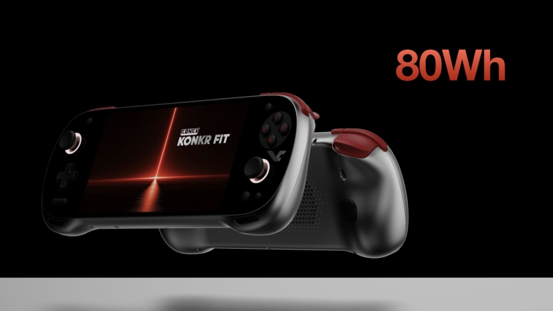 AyaNeo анонсировала портативную приставку Konkr Fit с чипом Ryzen AI 9 HX 470, 7-дюймовым OLED и батареей на 80 Вт&middot;ч