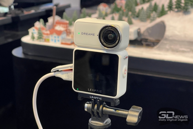 Dreame представила свою первую экшен-камеру Leaptic Cube&nbsp;&mdash; и она модульная