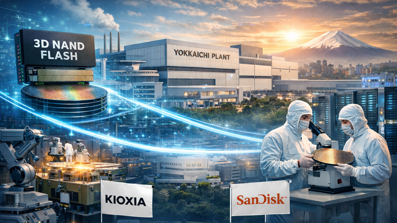 Флеш-альянс без срока давности: Kioxia и SanDisk продлили партнёрство по выпуску NAND до 2034 года