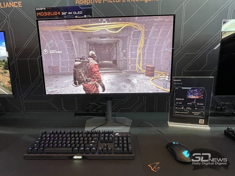 Gigabyte представила четвёрку игровых OLED-мониторов на CES 2026