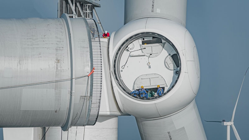 Китай установил крупнейший в мире морской ветрогенератор&nbsp;&mdash;&nbsp;20 МВт и высотой с Эйфелеву башню