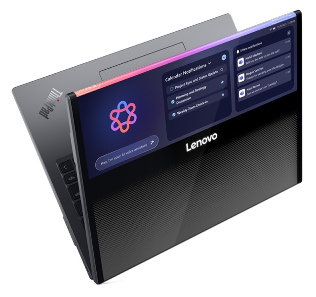 Lenovo придумала ThinkPad&nbsp;с &laquo;растущим&raquo; экраном, который ещё и загнут на изнанку