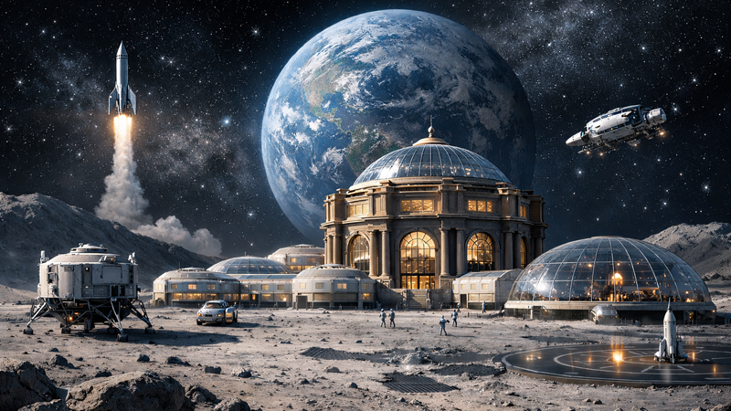 Лунный туризм приближается к реальности &mdash; американский стартап открыл бронирование номеров на Луне от $250 000