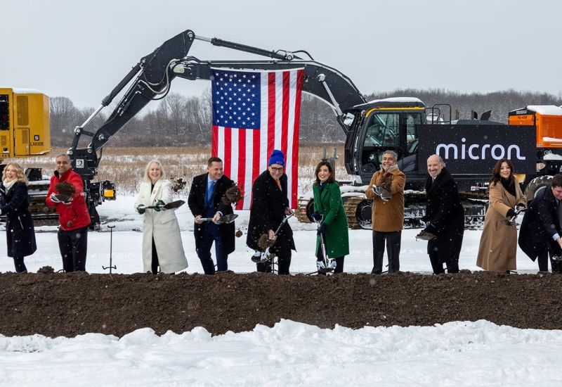 Micron запустила строительство мегафабрики памяти в Нью-Йорке за $100 млрд &mdash; проекта ждали с 2022 года