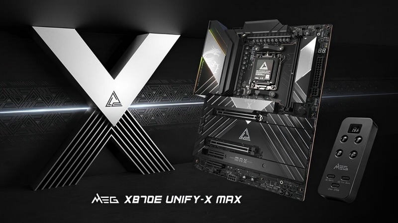 MSI показала оверклокерскую плату MEG X870E UNIFY-X MAX, которая выжмет из Ryzen максимум