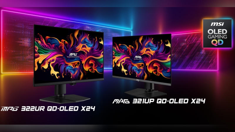 MSI представила два 32-дюймовых игровых монитора с экранами 4K QD-OLED