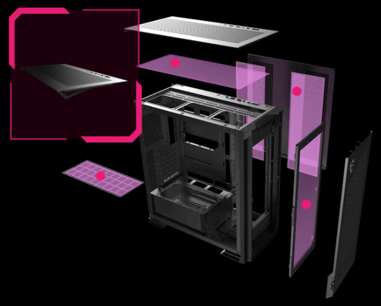 Обзор и тестирование корпуса MSI Velox 300R AirFlow PZ