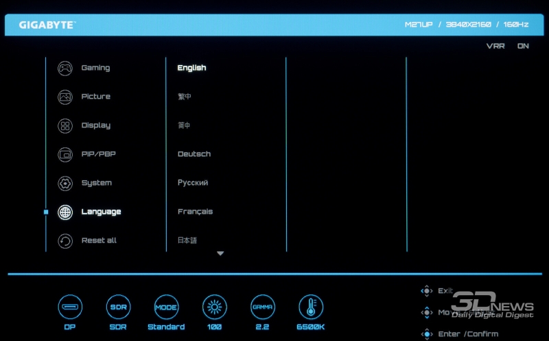 Обзор игрового 4K IPS-монитора Gigabyte M27UP: разнообразия ради