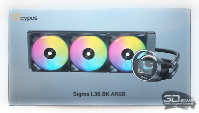 Обзор системы жидкостного охлаждения Ocypus Sigma L36 BK ARGB