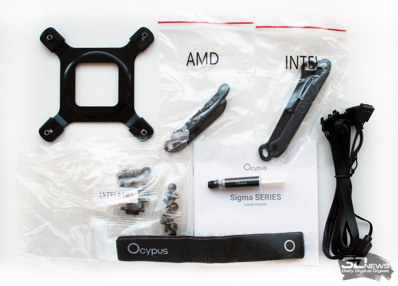 Обзор системы жидкостного охлаждения Ocypus Sigma L36 BK ARGB