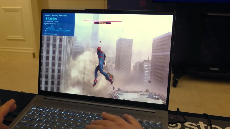 Первые тесты мощнейшей встроенной графики Intel Panther Lake &mdash; Arc B390 выдала более 80 FPS в Cyberpunk 2077