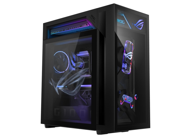 Первый ПК с голографическими вентиляторами: Asus представила ROG G1000 с AniMe Holo