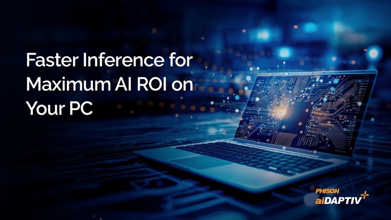 Phison показала в деле aiDAPTIV+ &mdash; ускорение ИИ на обычных ПК до 10 раз
