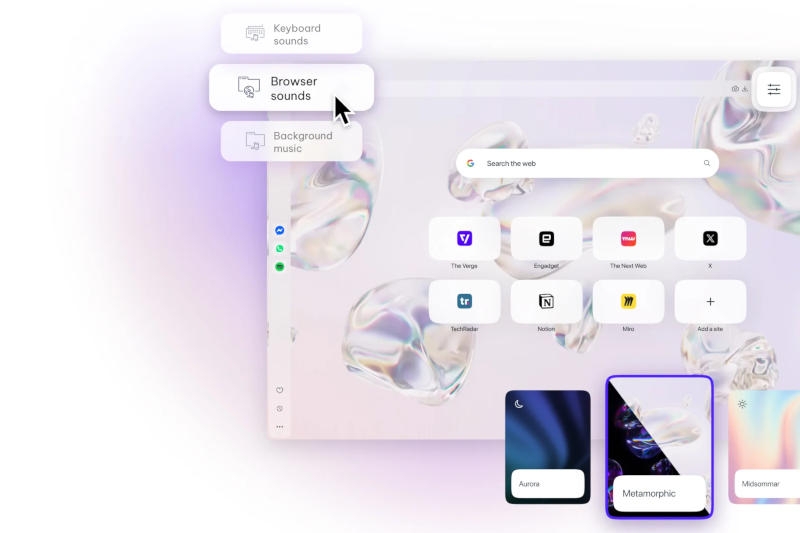 Платный браузер Opera One R3 получил &laquo;острова вкладок&raquo;, звуковые темы и многое другое