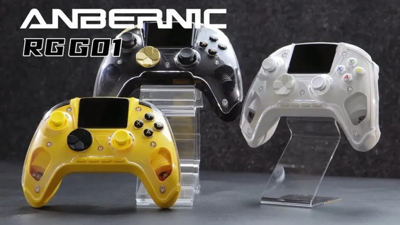 Представлен Anbernic RG G01 &mdash; геймпад со встроенным датчиком пульса и дисплеем