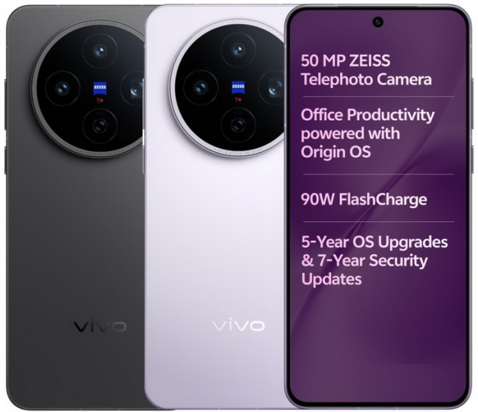 Представлен смартфон Vivo X200T с Dimensity 9400+, тремя 50-Мп камерами Zeiss и батареей на 6200 мА&middot;ч