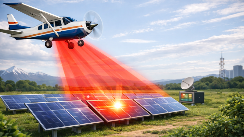Шаг к космической энергетике: впервые энергию передали лучом с летящего самолёта на Землю