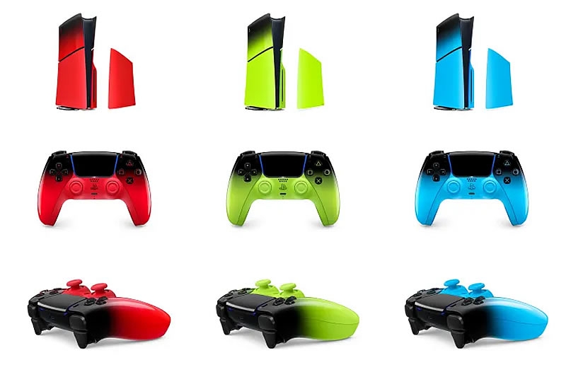 Sony анонсировала лимитированную коллекцию ярких RGB-чехлов для PlayStation 5
