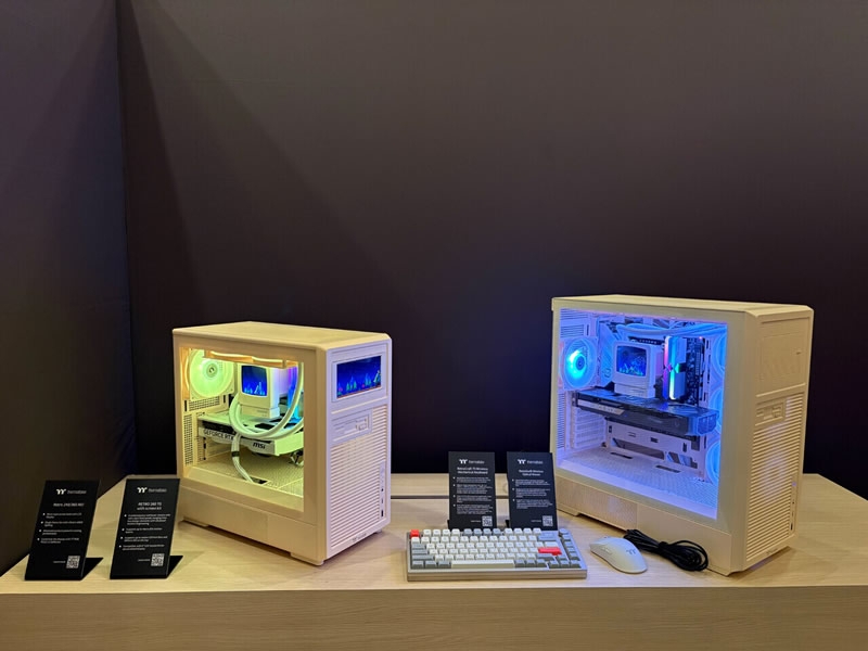 Thermaltake представила ретро-корпуса с имитацией дисковода