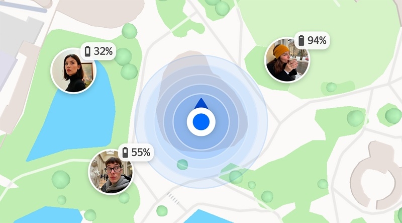 В «Яндекс Картах» появилась трансляция геопозиции в реальном времени