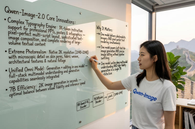 Alibaba запустила конкурента Nano Banana &mdash; мощный ИИ-генератор изображений Qwen-Image-2.0