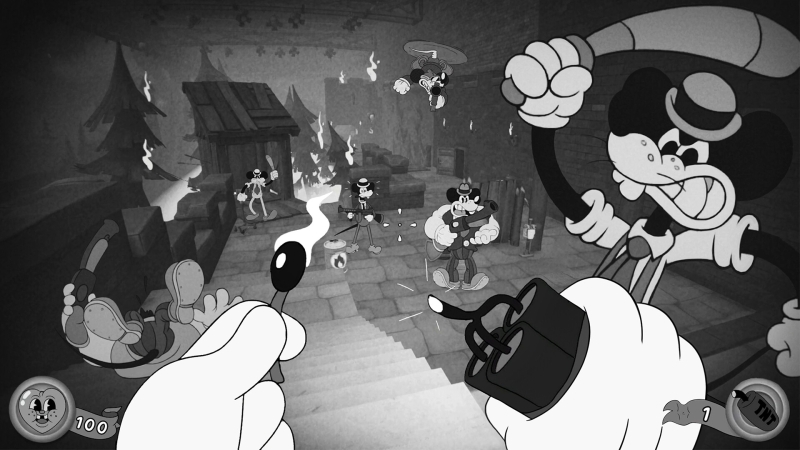 &laquo;Будто кто-то скрестил геймплей BioShock и графику Cuphead&raquo;: журналисты показали 12 минут из олдскульного нуарного шутера Mouse: P.I. For Hire