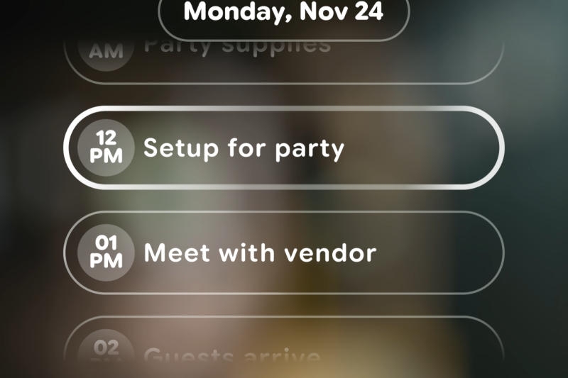 Google мельком показала интерфейс AR-очков с Android XR и объяснила принципы, которыми руководствуется в разработке
