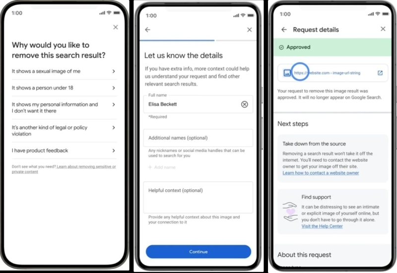 Google упростила удаление персональных данных и интимных фото&nbsp;из поиска