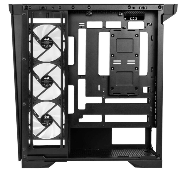 InWin представила панорамный компьютерный корпус W50 с геометрическим дизайном