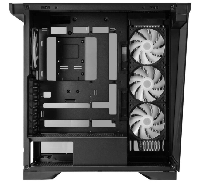 InWin представила панорамный компьютерный корпус W50 с геометрическим дизайном