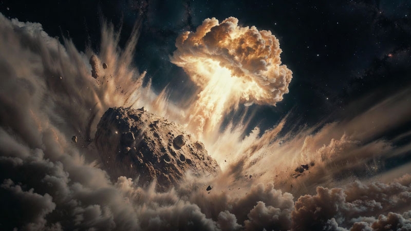 Ядерный взрыв для защиты Земли от астероида может быть безопаснее, чем считалось&nbsp;&mdash; учёные провели эксперимент
