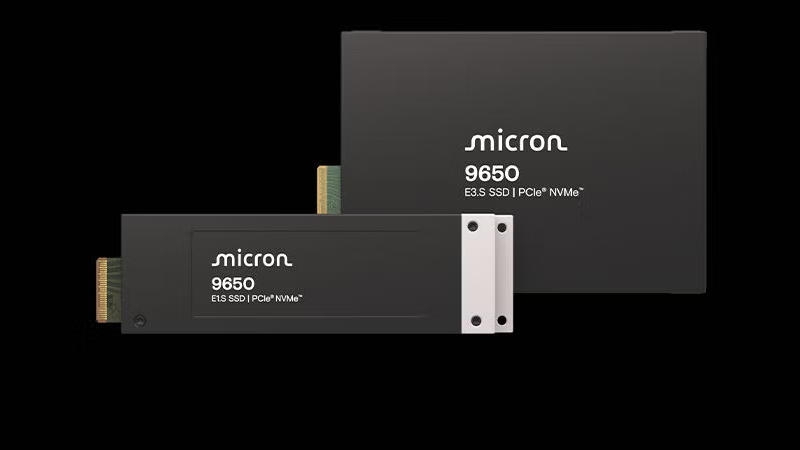 Micron запустила массовое производство первого в мире SSD с PCIe 6.0 — Micron 9650 обеспечит до 28 000 Мбайт/с