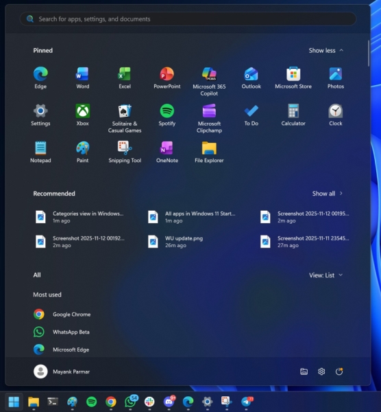 Microsoft пустила в массы новое меню &laquo;Пуск&raquo; для Windows 11 и объяснила, почему снова переработала его