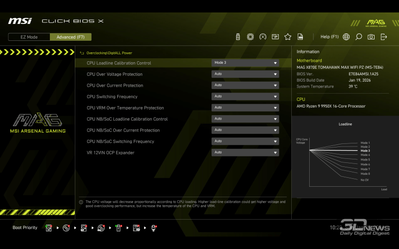 Обзор материнской платы MSI MAG X870E Tomahawk WIFI PZ: плата для эстетов-оверклокеров