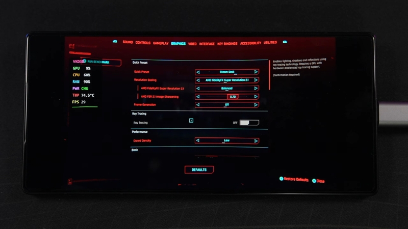 ПК-версию Cyberpunk 2077 запустили на Android &mdash; RedMagic 11 Pro справился на 30&ndash;40 FPS