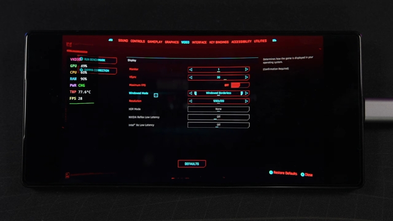 ПК-версию Cyberpunk 2077 запустили на Android &mdash; RedMagic 11 Pro справился на 30&ndash;40 FPS